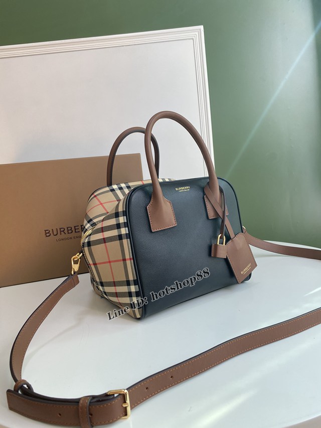 Burberry專櫃新款Cube立方包 巴寶莉手提肩背女包 yxb1188